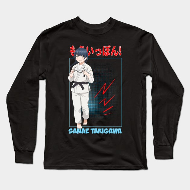 Ippon Again! judoka Anime SANAE TAKIGAWA Long Sleeve T-Shirt by AssoDesign